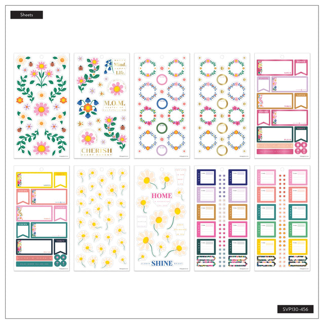 Happy Planner Golden Garden Sticker Book - Classic
