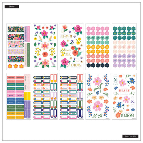 Happy Planner Golden Garden Sticker Book - Classic