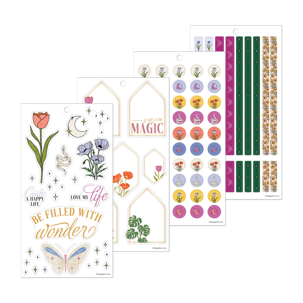 Happy Planner Tinted Mosaic Sticker Book - Classic