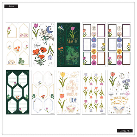 Happy Planner Tinted Mosaic Sticker Book - Classic