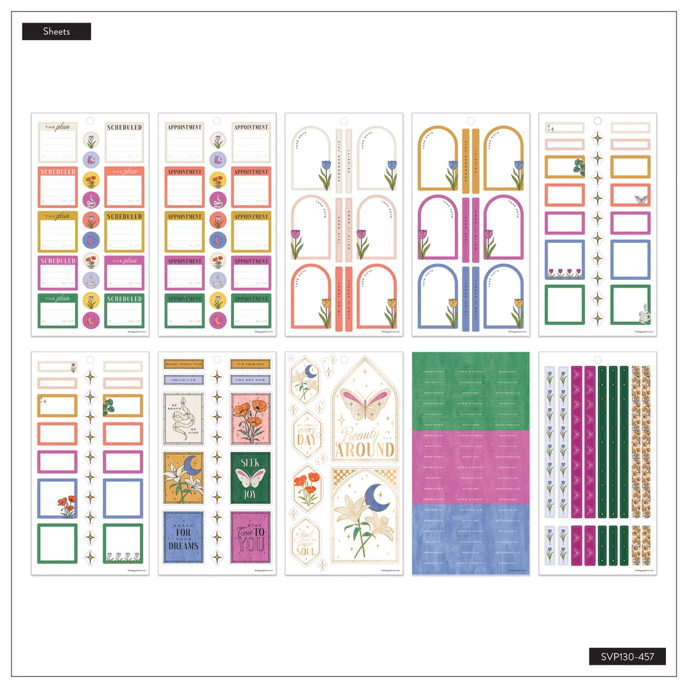 Happy Planner Tinted Mosaic Sticker Book - Classic