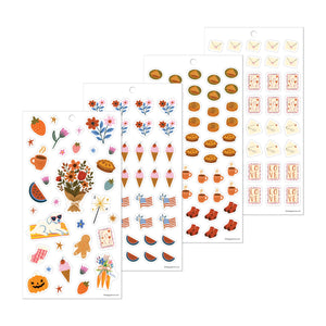 Happy Planner Festive Year Icons Sticker Book - Classic
