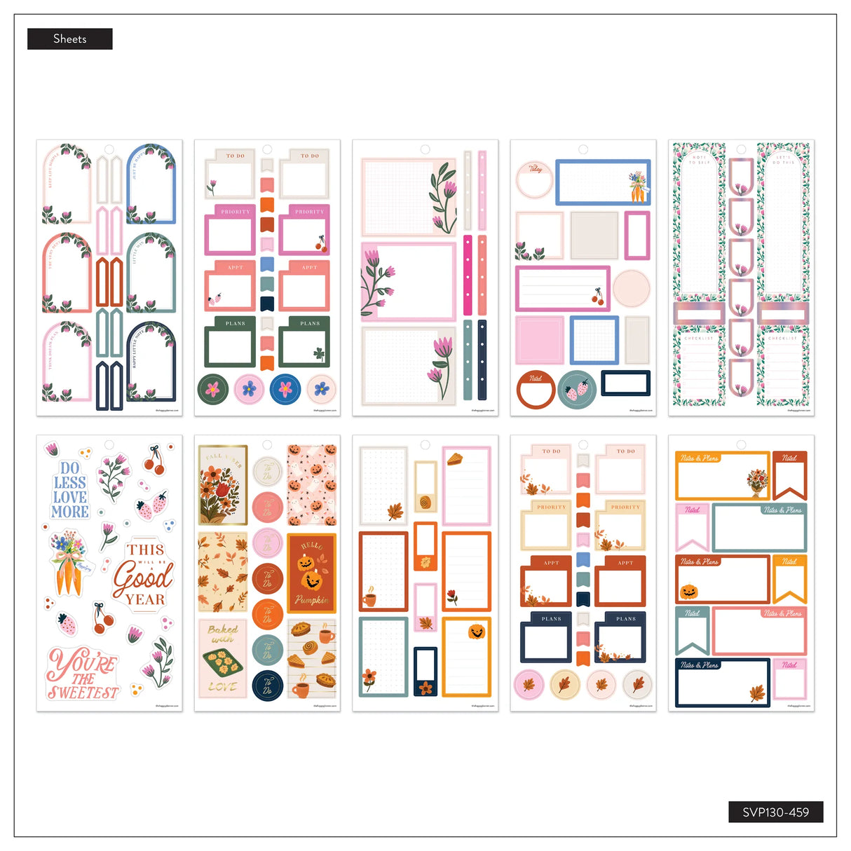 Happy Planner Festive Year Sticker Book - Classic