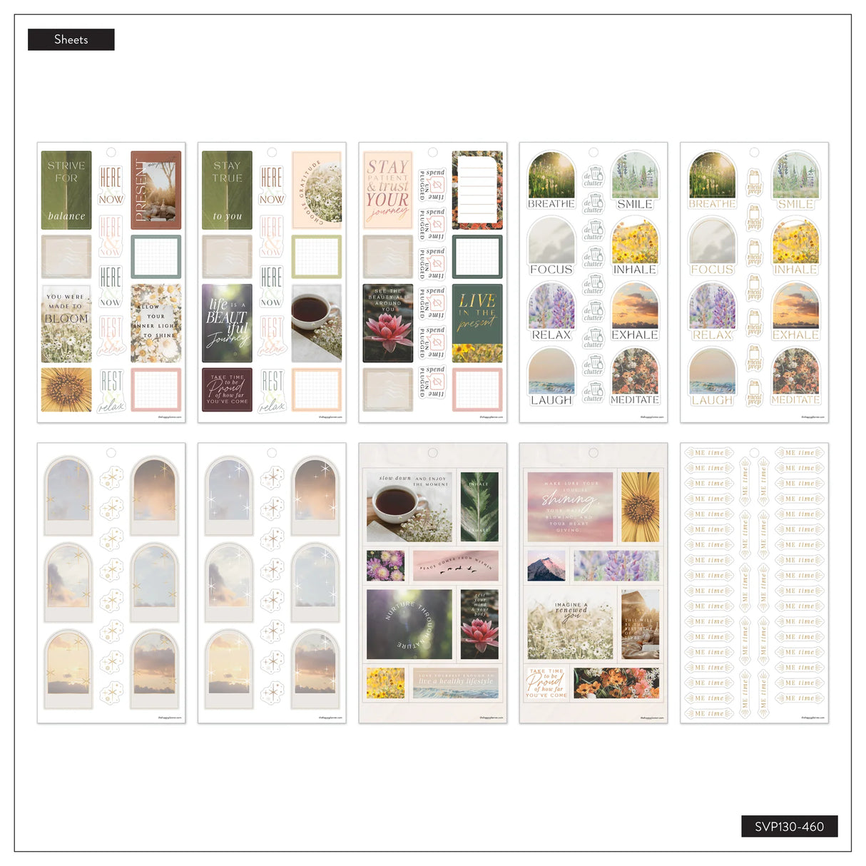 Happy Planner Modern Nature Sticker Book - Classic