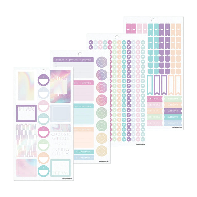 Happy Planner Prism & Pearl Sticker Book - Classic