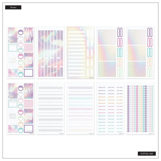 Happy Planner Prism & Pearl Sticker Book - Classic