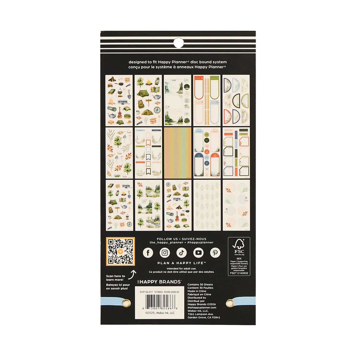 Happy Planner Wild Outdoors Classic Sticker Book