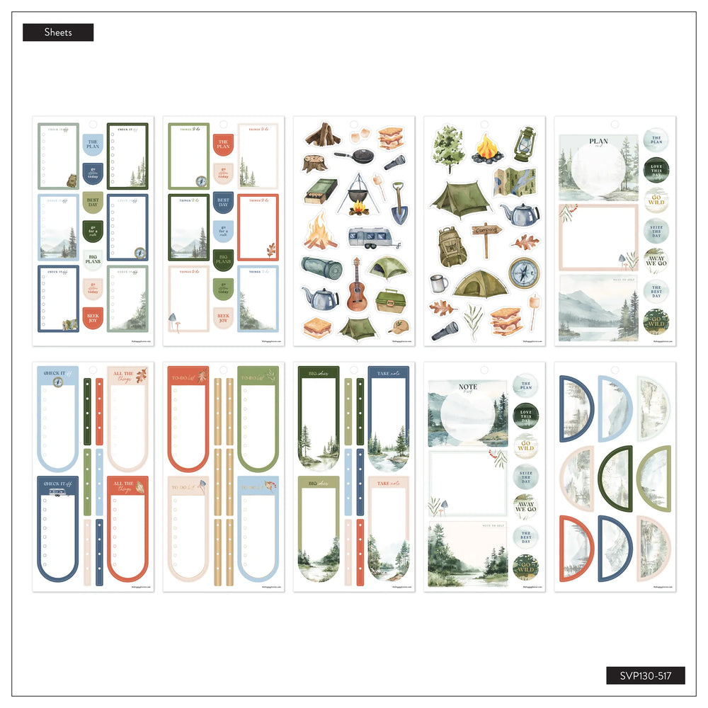 Happy Planner Wild Outdoors Classic Sticker Book