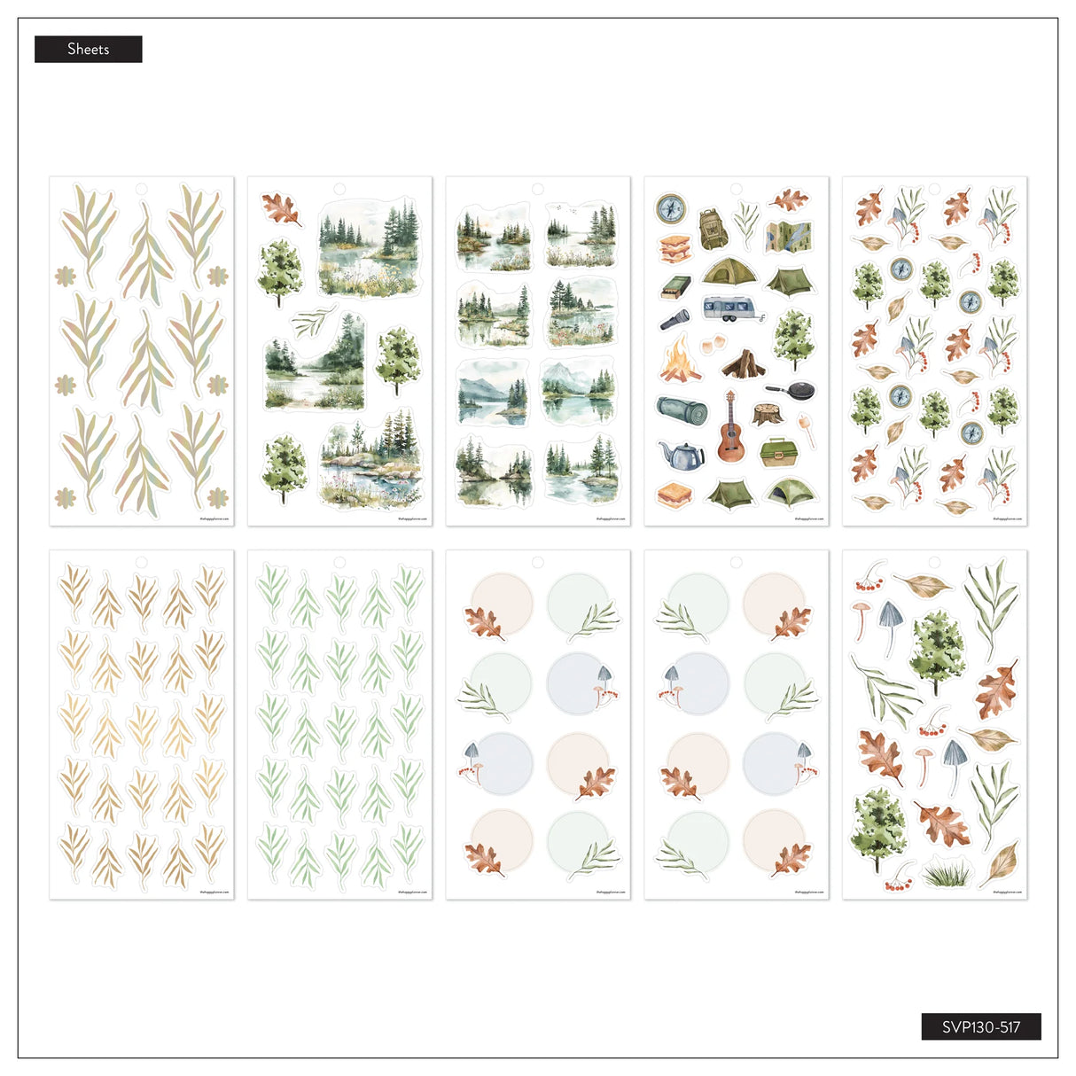 Happy Planner Wild Outdoors Classic Sticker Book