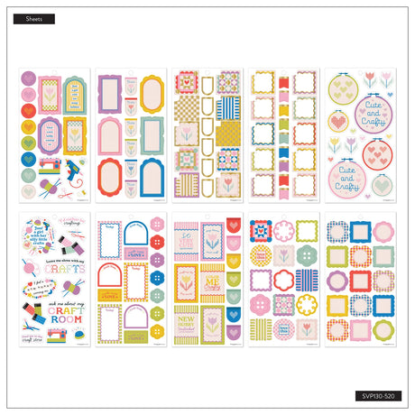 Happy Planner Cozy Crafts Classic Sticker Book