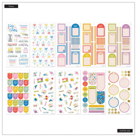 Happy Planner Cozy Crafts Classic Sticker Book