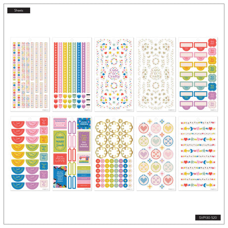 Happy Planner Cozy Crafts Classic Sticker Book