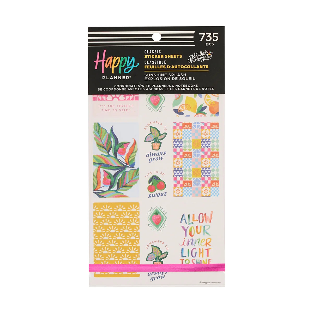 Happy Planner Sunshine Splash Classic Sticker Book