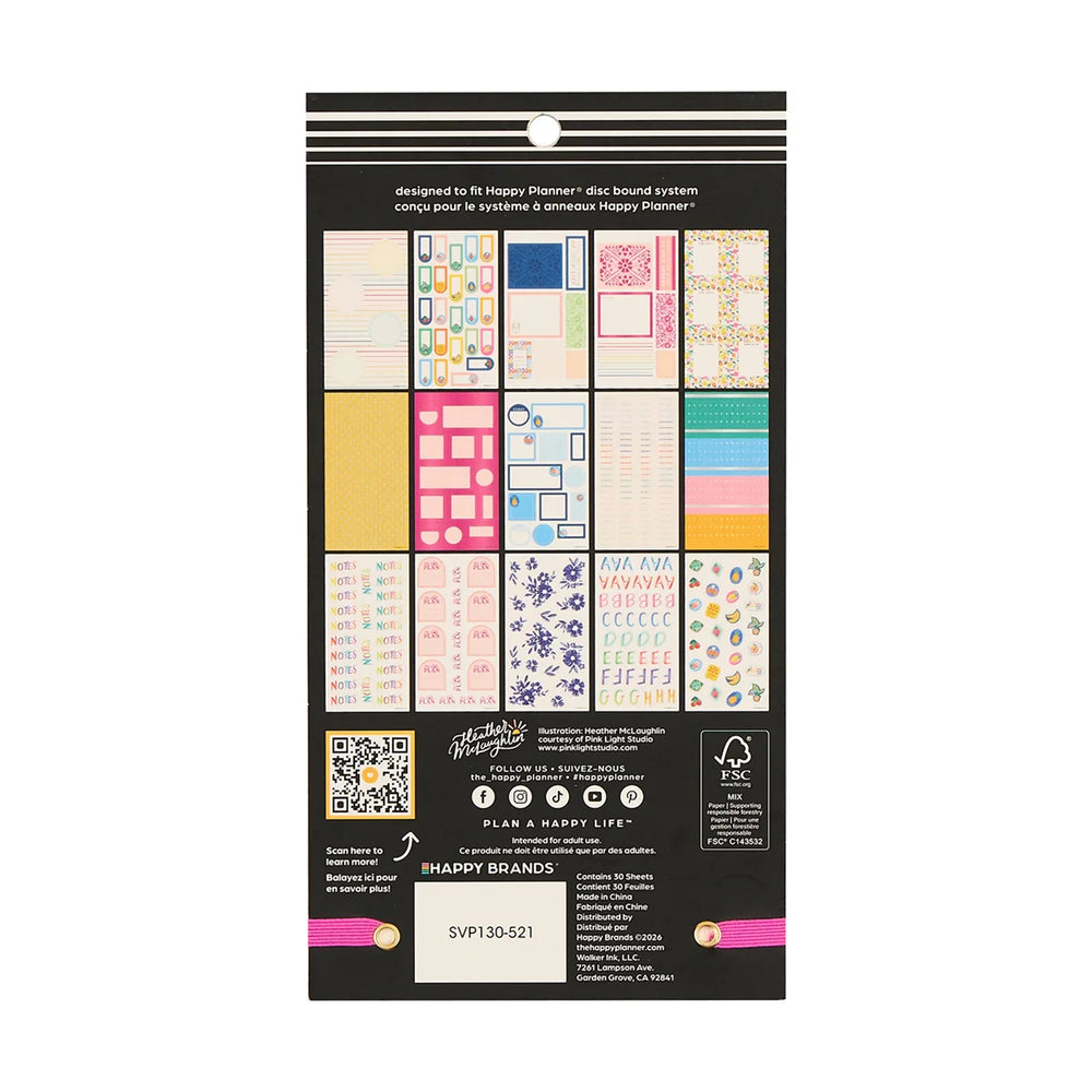 Happy Planner Sunshine Splash Classic Sticker Book