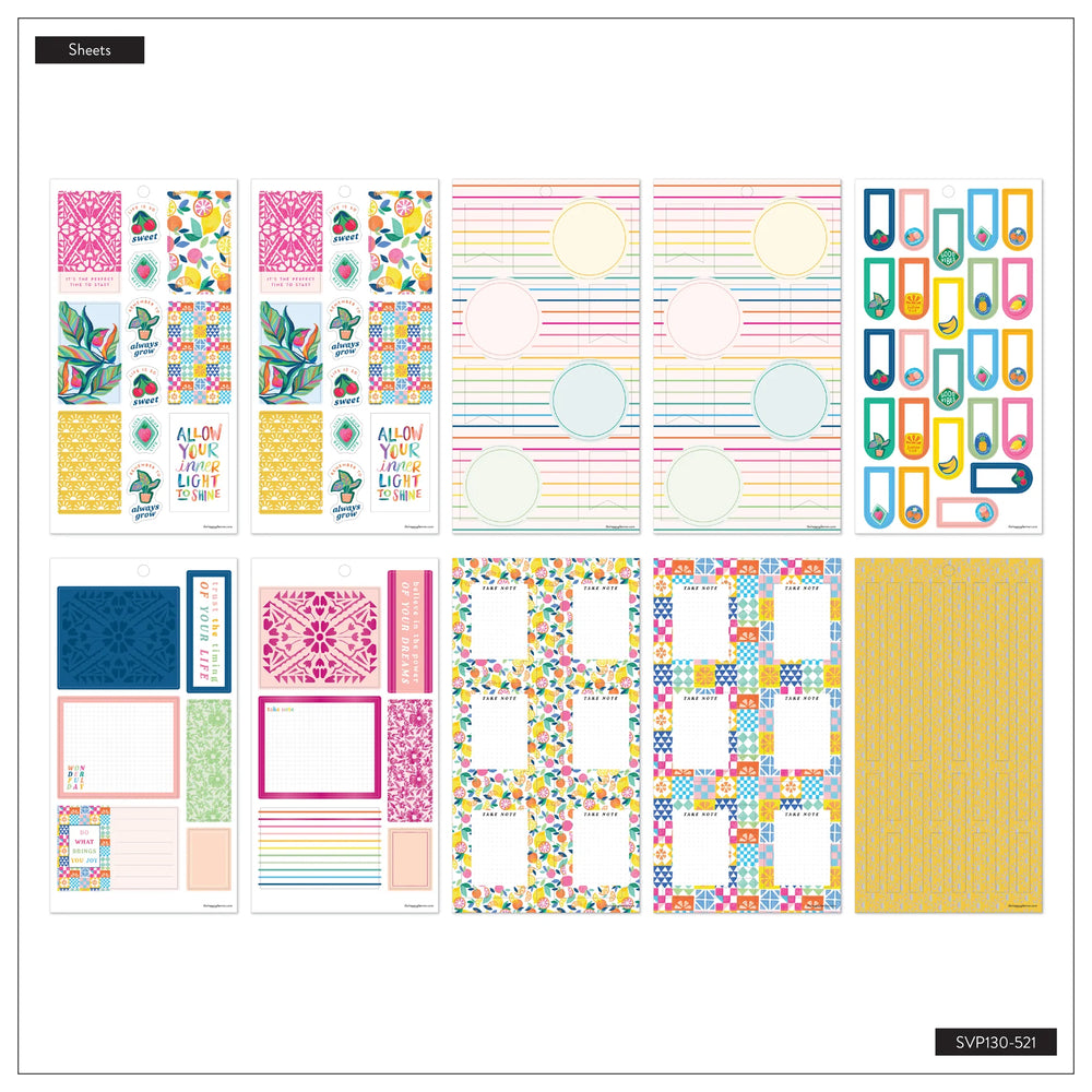 Happy Planner Sunshine Splash Classic Sticker Book