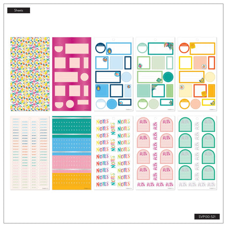 Happy Planner Sunshine Splash Classic Sticker Book