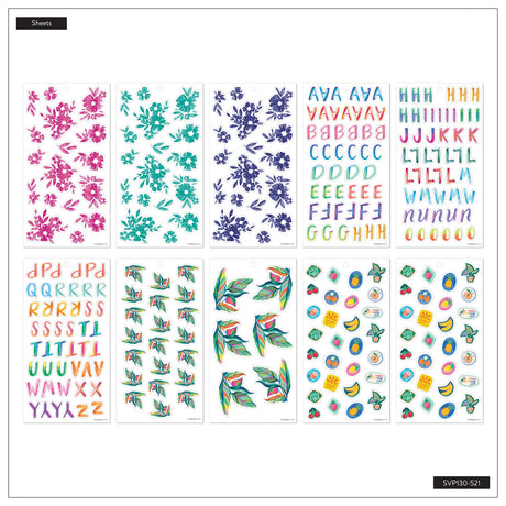 Happy Planner Sunshine Splash Classic Sticker Book