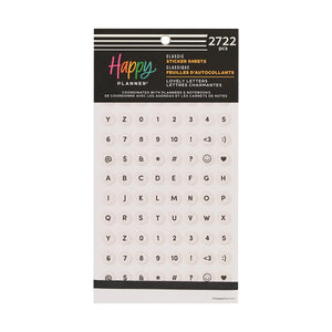 Happy Planner Lovely Letters Classic Sticker Book
