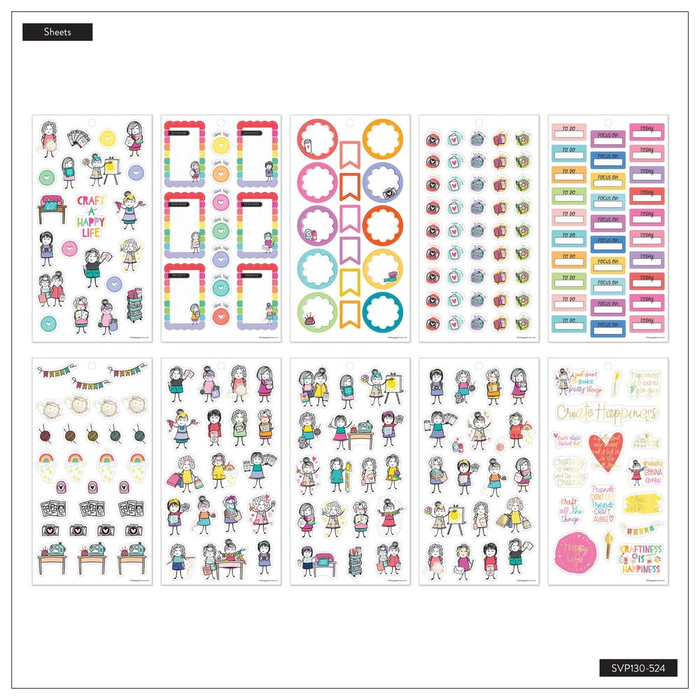 Happy Planner Stick Babe Revival Classic Sticker Book