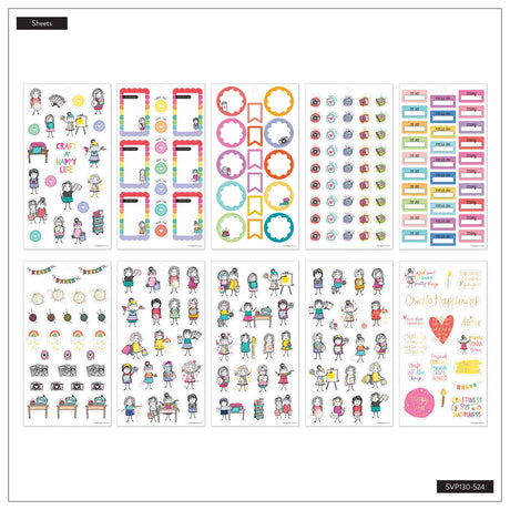 Happy Planner Stick Babe Revival Classic Sticker Book