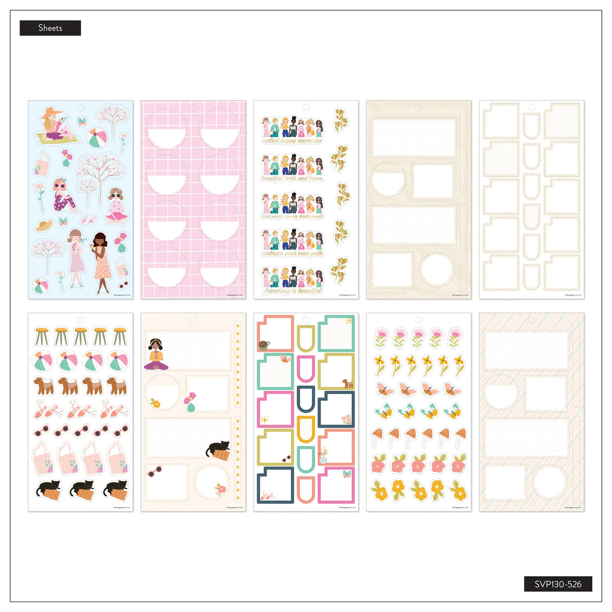 Happy Planner Squard Girls Society Sticker Book