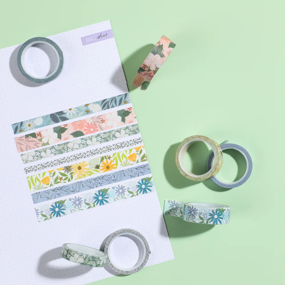 Happy Planner Floral Colour Story Washi Tape Set