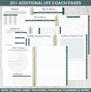 Undated Eucalyptus Weekly Monthly Planner - Bloom Daily Planners