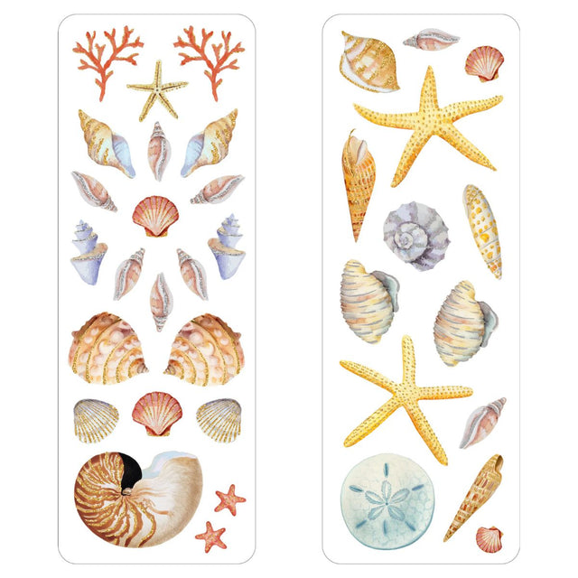 Seashells Sticker Sheet Set