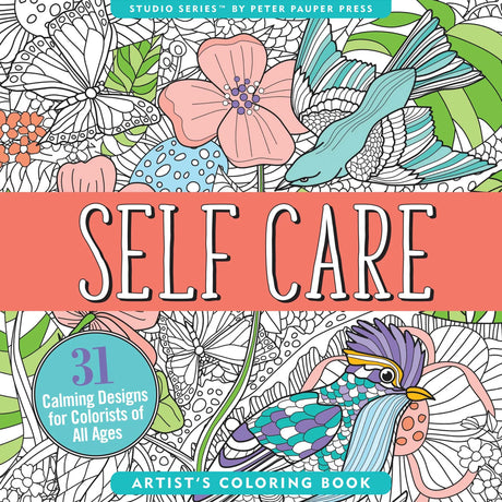 Self Care Artist's Colouring Book