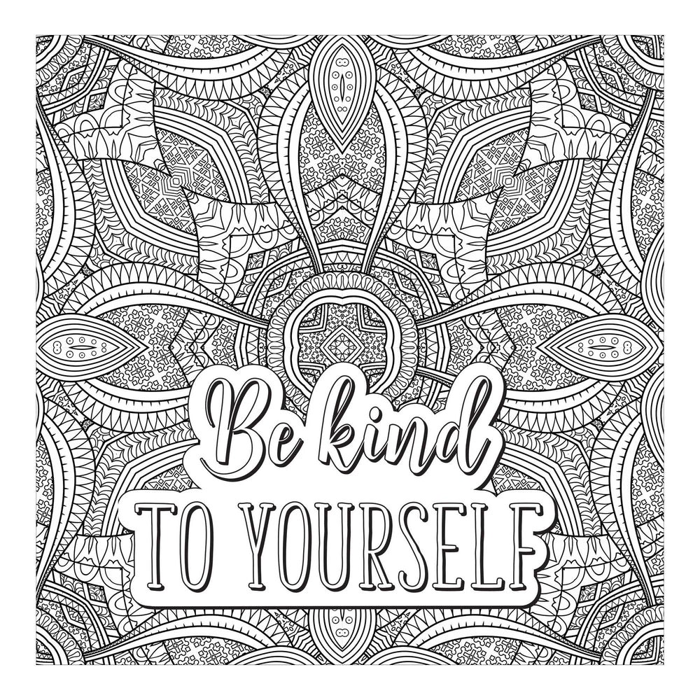 Self Care Artist's Colouring Book