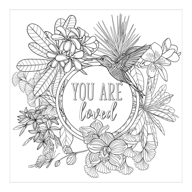 Self Care Artist's Colouring Book