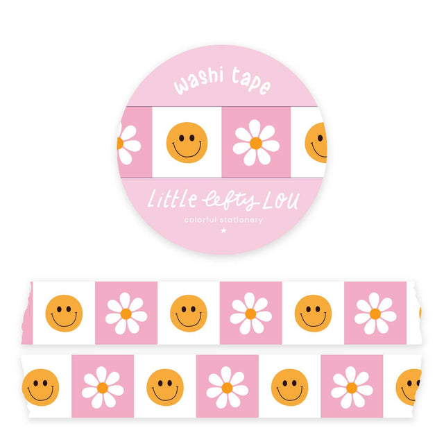 Smiley & Daisy Washi Tape by Little Lefty Lou