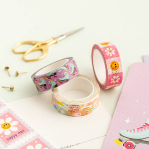 Smiley & Daisy Washi Tape by Little Lefty Lou