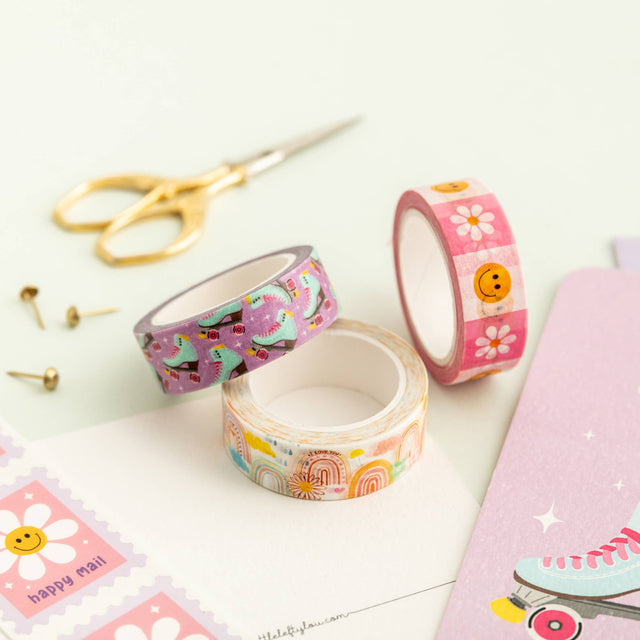 Smiley & Daisy Washi Tape by Little Lefty Lou