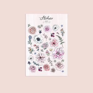 Spring Flower Lovers Sticker Sheet