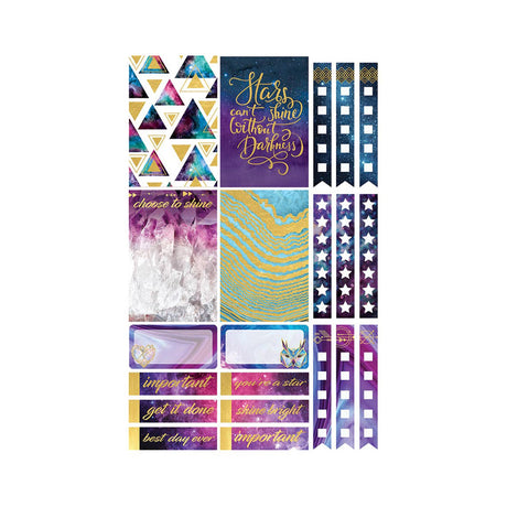 Stargazer Weekly Planner Sticker Pack