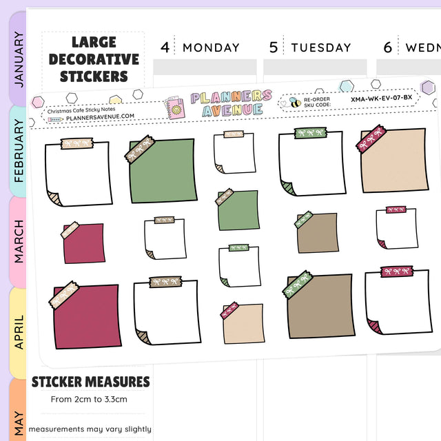 Decorative stickers for journaling and notes suitable for most planner-style layout