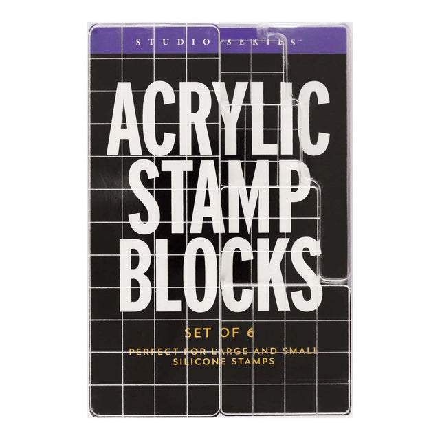 Acrylic Stamp Blocks - Set of 6