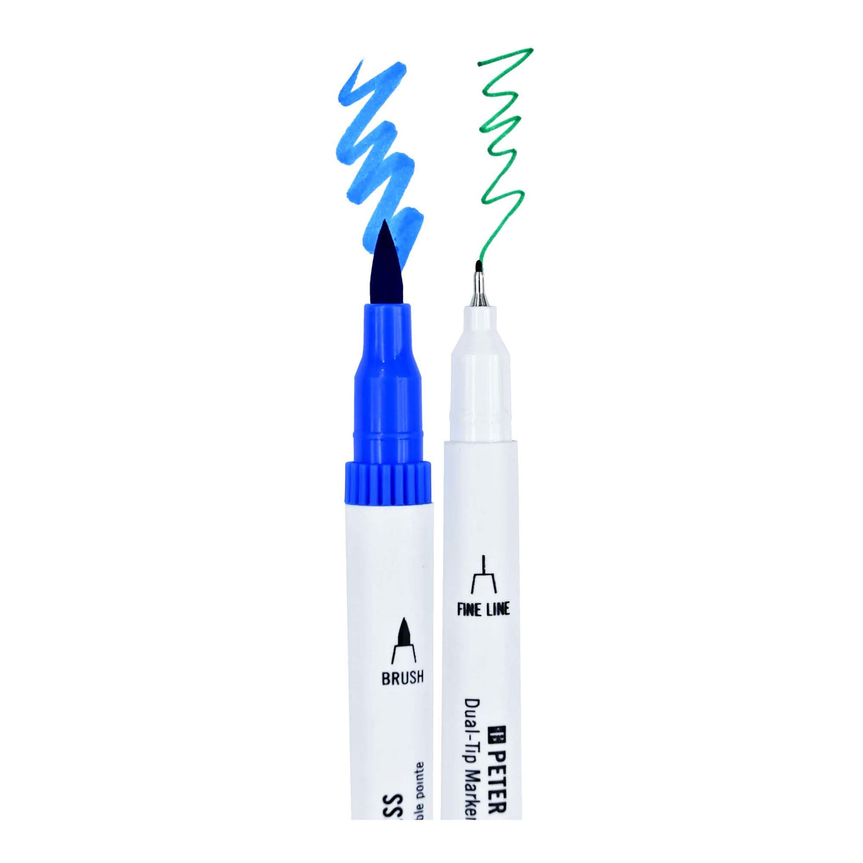 Dual-Tip Colouring Markers - 60 Colours