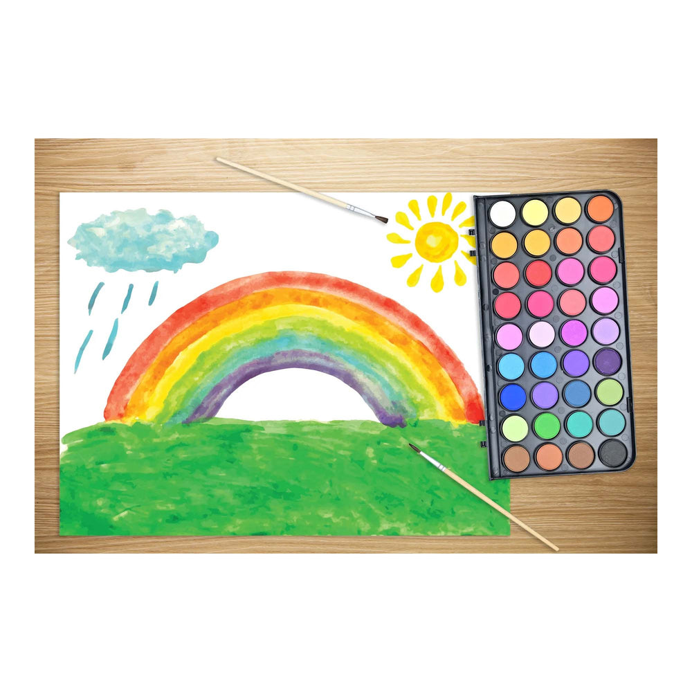 Junior Watercolour Paint Set - 36 Colours