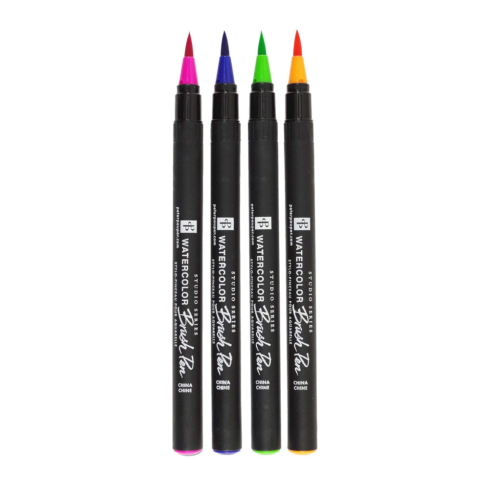 Watercolour Brush Pens - 24 Colours