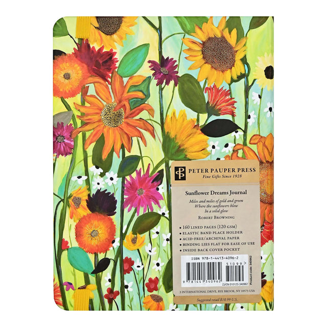 Sunflower Dreams Journal Notebook