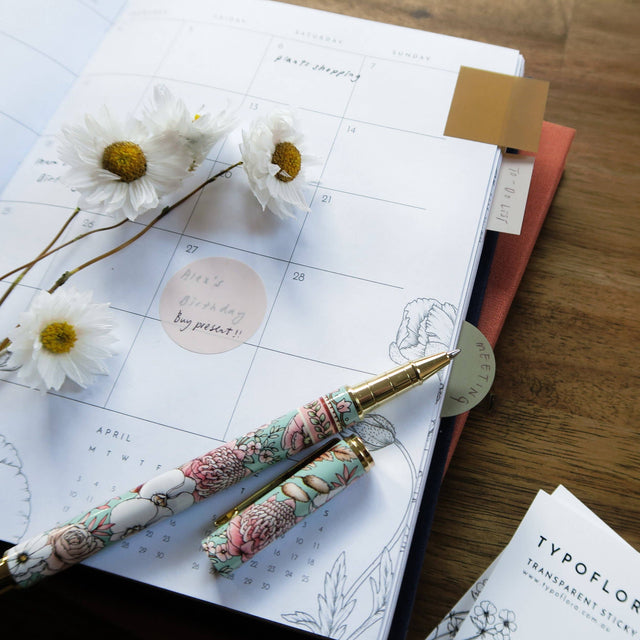 Mocha + Latte Square Transparent Sticky Notes