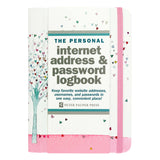 Tree of Hearts Internet Address & Password Logbook