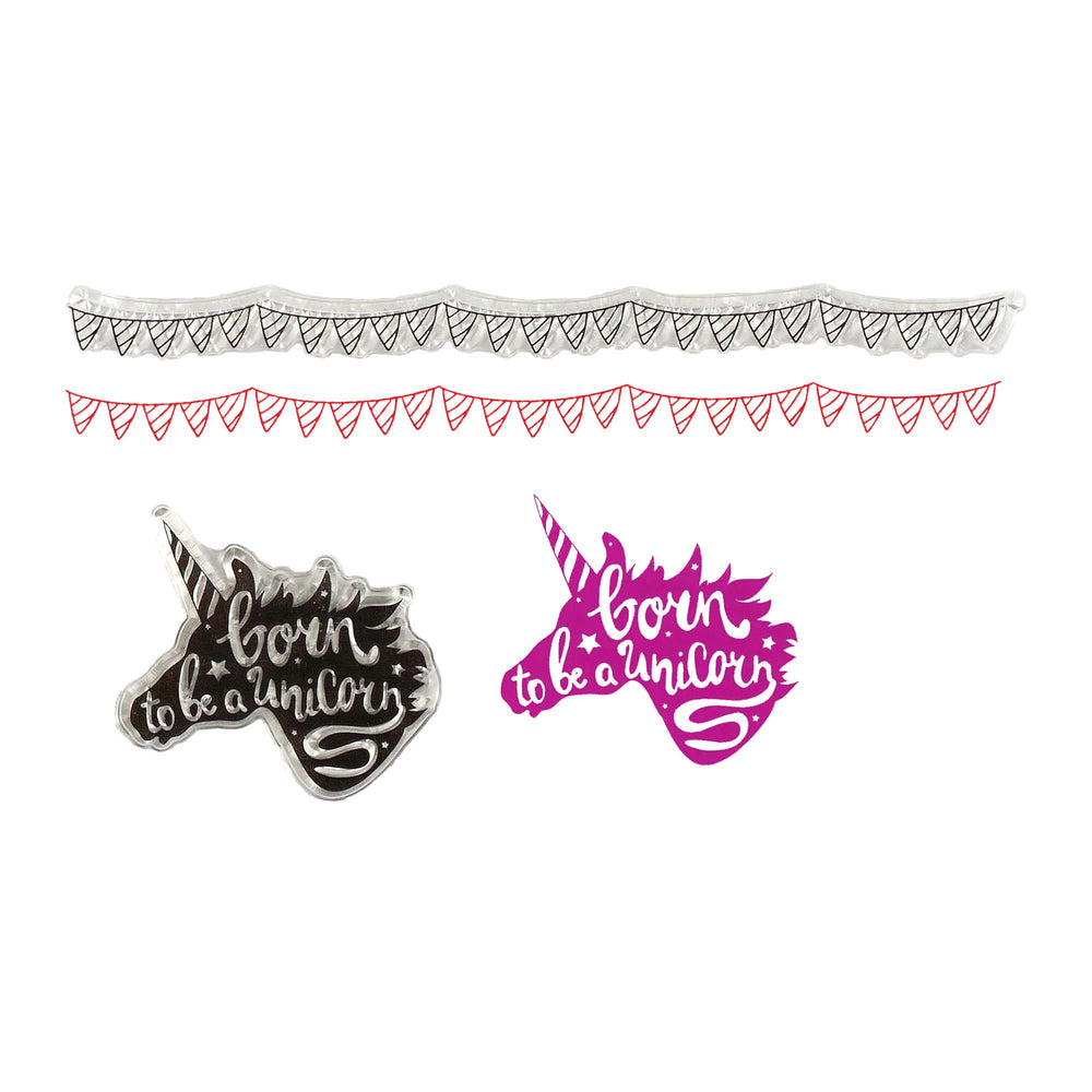 Unicorns Clear Stamp Set