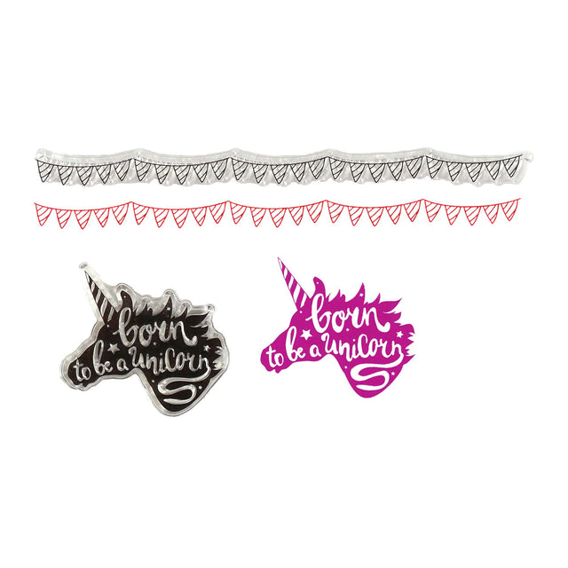 Unicorns Clear Stamp Set