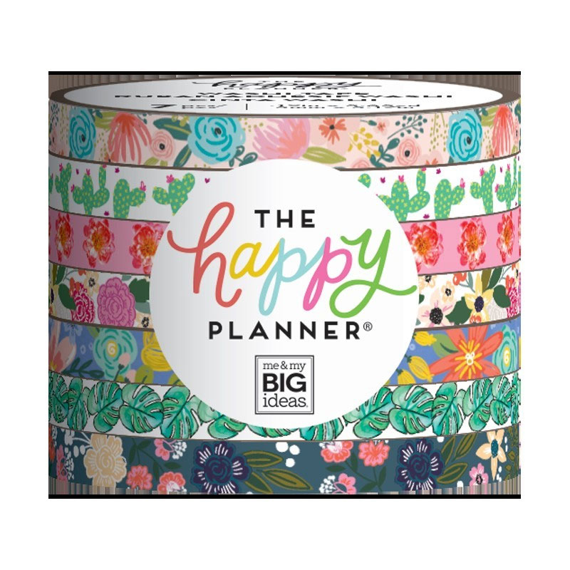 Happy Planner Florals Slim Washi Tape
