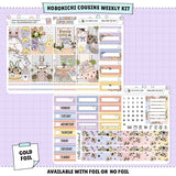 Easter Day Hobonichi Cousins Weekly Sticker Foiled Kit (GOLD FOIL)