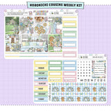 Sugar Bunny Hobonichi Cousins Weekly Sticker Foiled Kit (HOLO SILVER FOIL)