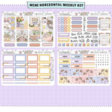 Easter Day Horizontal Weekly Sticker Foiled Kit (GOLD FOIL)